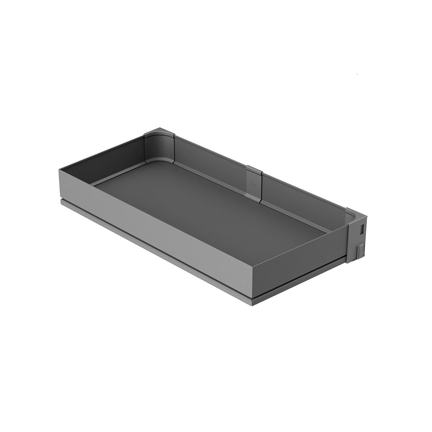 Полка Комфорт II 400 мм Арена ПЬЮР цвет АНТРАЦИТ Kessebohmer | официальный магазин