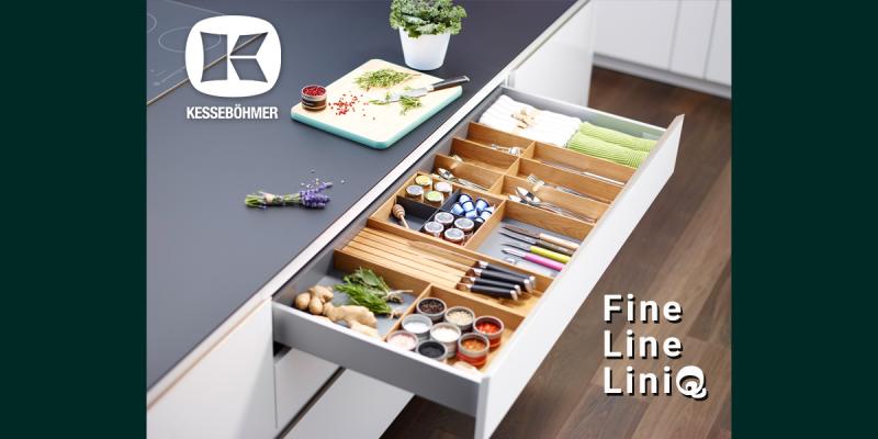 Деревянная гармония в каждом ящике: как FineLine LiniQ превращает хаос в эстетику Kessebohmer в Пензе