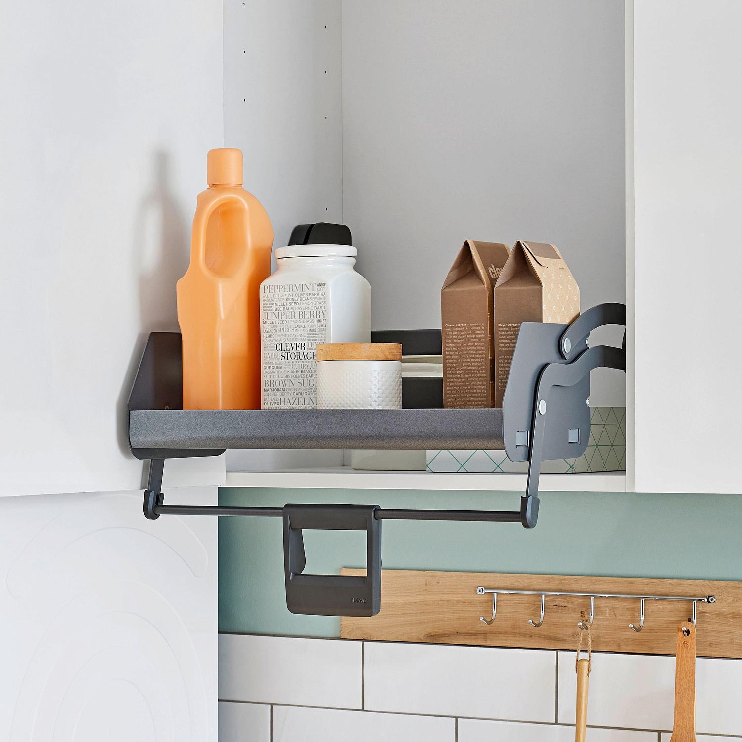 Ай мув 1 умная полка iMove 600 мм цвет АНТРАЦИТ Kessebohmer | официальный магазин