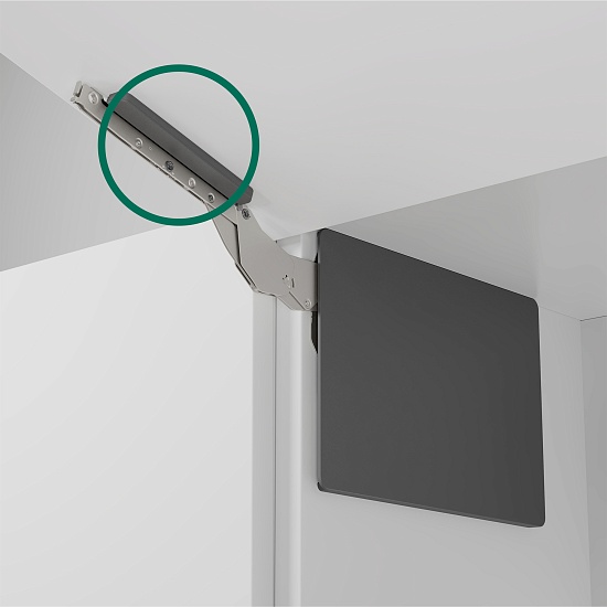 Крепление к фасаду правое и левое ФриСлим, АНТРАЦИТ