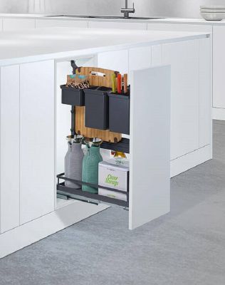 Комплект установочный, Диспенса Джуниор Слим, H 640-728, 1 шт, цвет АНТРАЦИТ Kessebohmer | официальный магазин