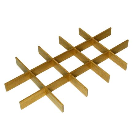 Делитель в мелкую клетку, Конвой Премио, СЕЛЕКТ под вкладыш 0091790369, 455x 324x42 мм, 1 шт, цвет ДУБ натуральный